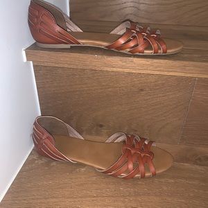 Peek toe sandals